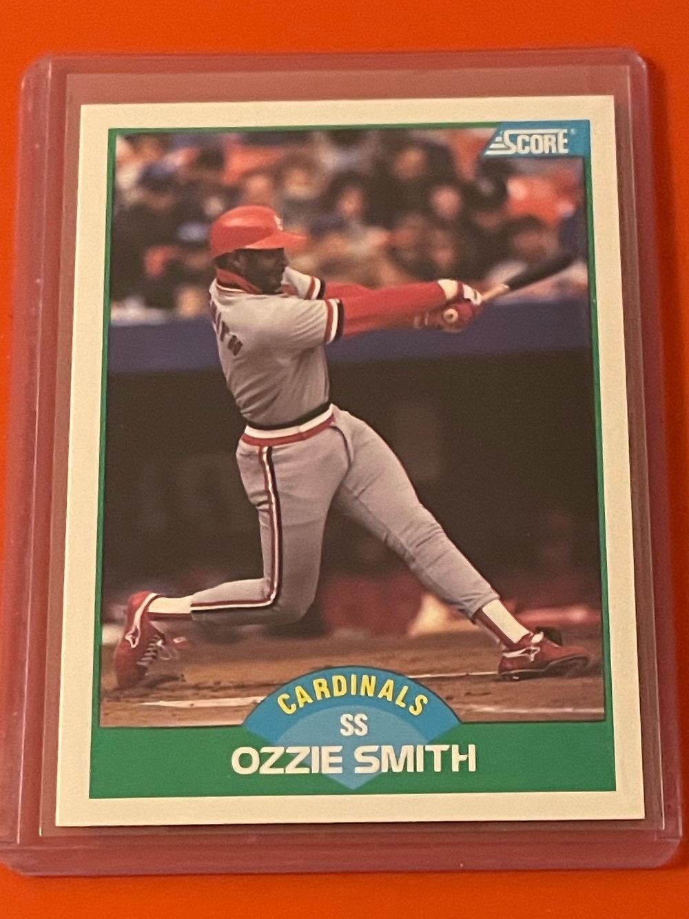 Ozzie Smith #80 1989 Score Baseball Trading Card